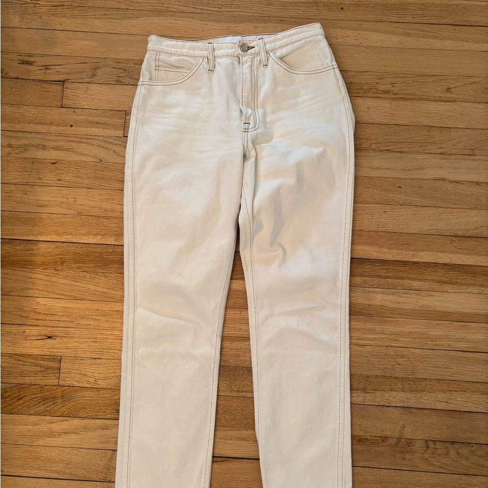Frame Le Italian White Jeans